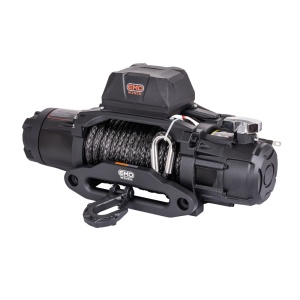 Troliu electric auto EMD Winch Dual Speed 13000lbs (5897kg), 12V, cablu sintetic, 25m, raport 201:1 / 100:1 - Img 3
