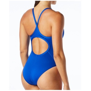 TYR - costum baie intreg pentru femei Durafast one Diamondfit - albastru royal - Img 2