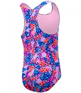 TYR Costum Copii Sugar Rush Maxfit roz-multicolor - Img 2