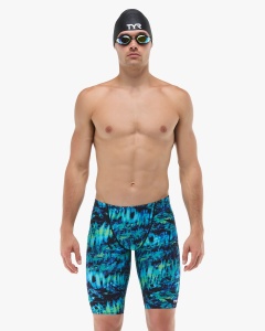 TYR - costum inot barbati tip jammer - Durafast Lite Jammer Seismo - Blue - 28 (S) - Img 1