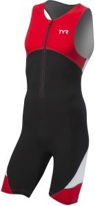 TYR Costum Trisuit Barbati - negru-rosu