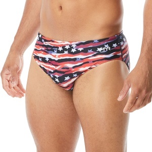 TYR - Slip baieti/ barbati - All American - rosu-albastru