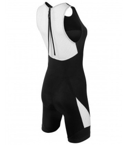 TYR - Trisuit Carbon W Fem Back Zip - negru alb - Img 2