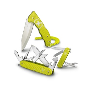 Victorinox - briceag clasic gama SD Alox Limited Edition 2023 - verde galben neon - Img 6