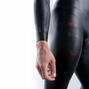 Z3R0D - costum neopren barbati Flex wetsuit - black red - Img 6