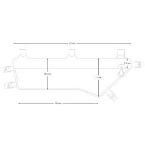 Apidura - geanta cadru bicicleta Expedition Frame Pack 5.3 litri (pentru cadru compact) - gri negru - Img 6