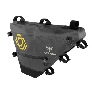 Apidura - geanta cadru bicicleta Expedition Full Frame Pack 7.5 litri - gri negru galben - Img 5