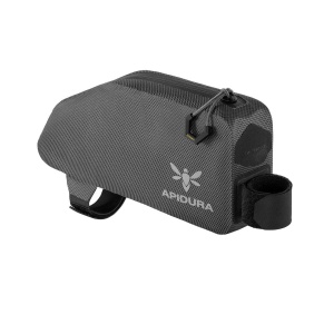 Apidura - geanta mica cadru bicicleta Expedition Top Tube Pack 1 litru - gri negru - Img 3