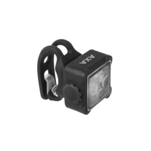 AXA - Set lumini pentru bicicleta (Far + stop) Niteline 44-R/USB, 1 led - negru - Img 2