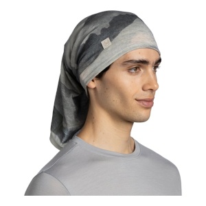 Bandana Buff Merino Lightweight Prints Aler Grey - Img 3