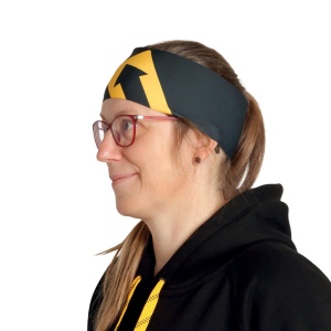 Bandană Singing Rock Headband Black Arrow - Img 2