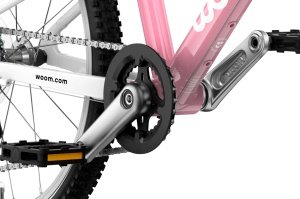 Bicicleta copii Woom 4 Go cu roti 20" roz pudra (powder pink) - Img 5