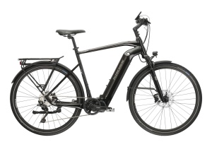 Bicicleta Electrica Trekking Kross Trans Hybrid 6.0 28 inch neagra Shimano Deore xt