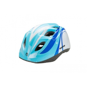 BikeFun Casca Junior albastru-alb