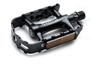 BikeFun - Pedale MTB - Forester - negru | argintiu