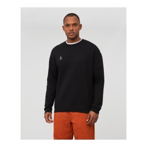Bluza Barbati Mammut Base Ml Crew Neck Men Ski Tour Black - Img 2