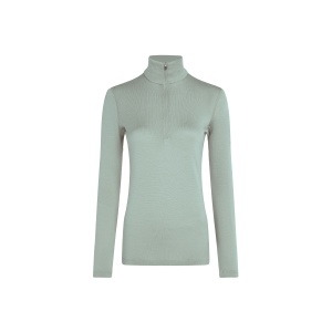Bluza Dama Icebreaker Merino 260 Thermal Tech Half Zip Moss