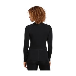 Bluza Femei Icebreaker 300 Merinofine™ Polar Half Zip Thermal Black L - Img 2