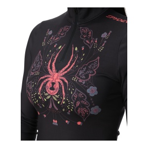 Bluza Femei Spyder Vivid 1/2 Zip Black - Img 3