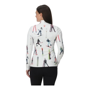 Bluza Femei Spyder Vivid 1/2 Zip Vintage Vibes - Img 2