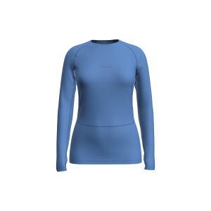 BLUZA FEMEI W MERINO ZONEKNIT 200 LS CREWE BAJA/BRILLIANT/CB