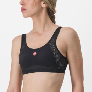 Bustieră ciclism Castelli Rosso Corsa Bra - neagră | ultraușoară - Img 6