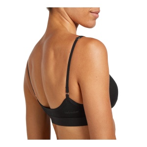 Bustiera Femei Icebreaker Merino 150 Siren Black - Img 5