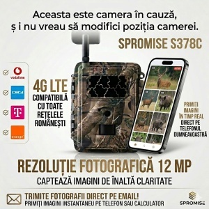 Camera 4G cu senzor de miscare Spromise S378C - Img 11