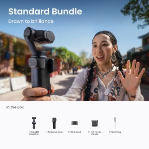 Camera de actiune Insta360 Luna Ultra, Standard Bundle, Cosmic Black - Img 3