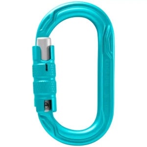 Carabiniera Edelrid oval power 2500 albastra triple-lock