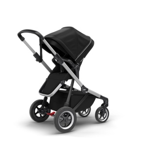 Carucior Thule SLEEK Cadru Gri si Copertina Midnight Black - Img 7