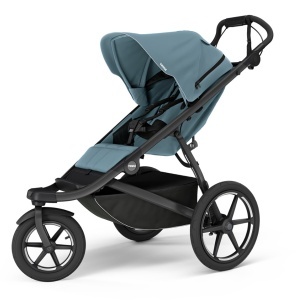 Carucior Thule Urban Glide 3 all-terrain cu prinderea hamului magnetica, Mid Blue - Img 7