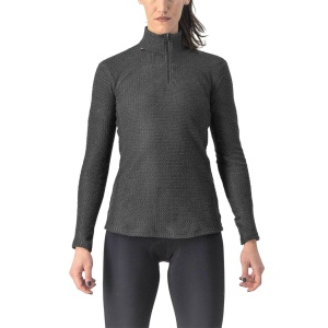 Castelli - bluza de corp ciclism pentru femei vreme rece maneca lunga Cold Days W 2nd Layer - negru