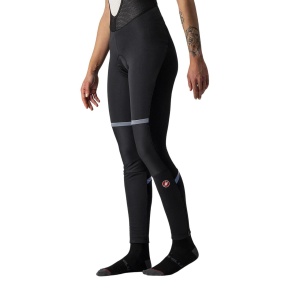 Castelli - pantaloni lungi ciclism cu bretele femei vreme rece si vant Polare 3 Bibtights - negru - Img 5