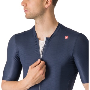 Castelli - tricou ciclism cu maneca scurta pentru barbati Espresso Jersey - albastru inchis indigo - Img 5