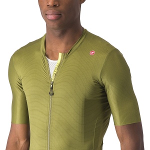 Castelli - tricou ciclism cu maneca scurta pentru barbati Espresso Jersey - verde inchis kaki - Img 6