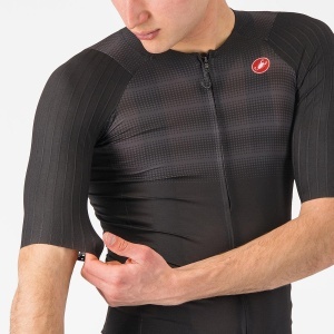 Castelli - tricou ciclism maneca scurta race fit - Aero Race 8S Jersey - 18-36 gr C - negru - Img 5