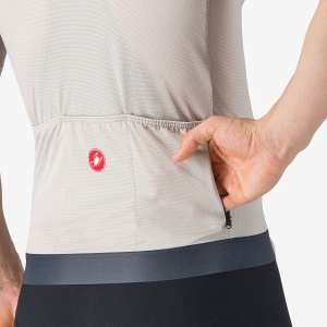 Castelli - tricou ciclism maneca scurta regular fit - Unlimited Endurance 2 Jersey - argintiu | verde lime - Img 4