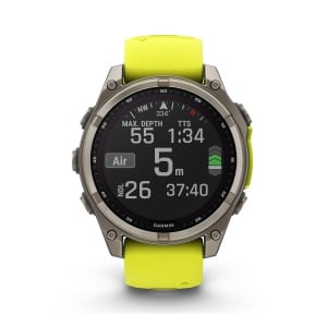 Ceas Garmin Fenix 8 Solar Saphire Titanium 47MM Bare Titanium/Graphite - Img 5