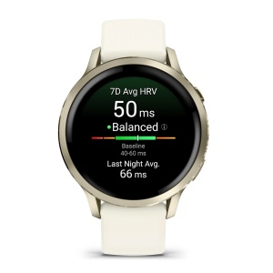 Ceas Garmin Venu 4 41MM Beige Lunar Gold-Bone - Img 3