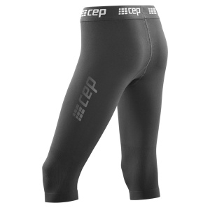 CEP - colanti compresie 3/4 pentu femei Ski 3-4 Base Tights - negru - Img 2