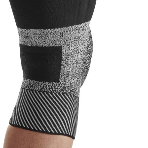 CEP - Genunchiera orto pentru compresie si protectie genunchi Max Support Compression Knee Sleeve - negru gri - Img 6