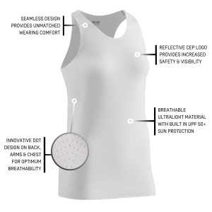 CEP - maiou tehnic - ultralight tank top - white - Img 5