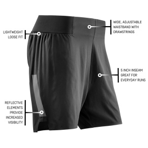 CEP - Pantaloni scurti alergare pentru barbati Run Loose Fit Shorts - negru - Img 9