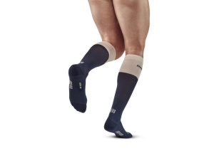 CEP - sosete compresie inalte - Bloom Socks Running tall - Blue - Img 2