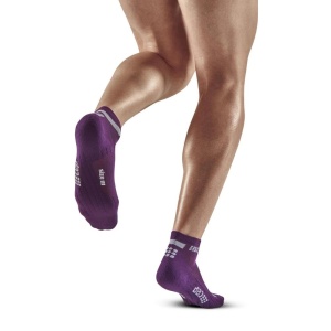 CEP - sosete compresie peste glezna - the run socks low cut v4 - violet - Img 4