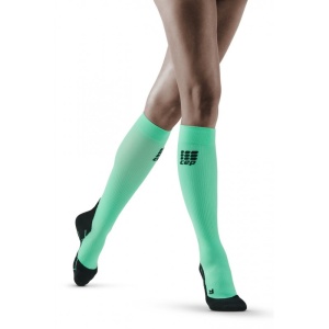 CEP - Sosete de compresie pentru femei Women Running socks - verde deschis negru jump jade - Img 3