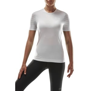 CEP - tricou tehnic - run ultralight shirt short sleeve W - alb