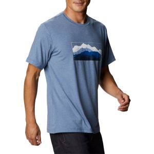 Columbia - Tricou Barbati Columbia Tech Trail Graphic Tee - albastru - Img 2