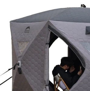 Cort multifuncțional cu izolație termică pentru camping, saună sau pescuit la gheață – Star Hub Wild Land - Img 4